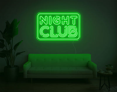 Night Club LED Neon Sign - 19inch x 30inchHot Pink