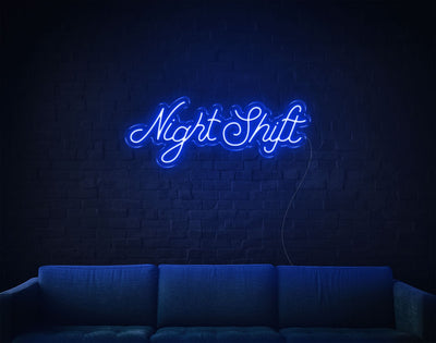 Nightshift LED Neon Sign - 11inch x 30inchHot Pink