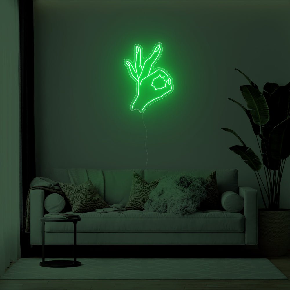 Okay Hand LED Neon Sign – BeNeonUnicorn