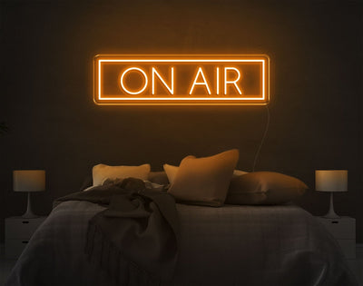 On Air LED Neon Sign - 8inch x 27inchOrange