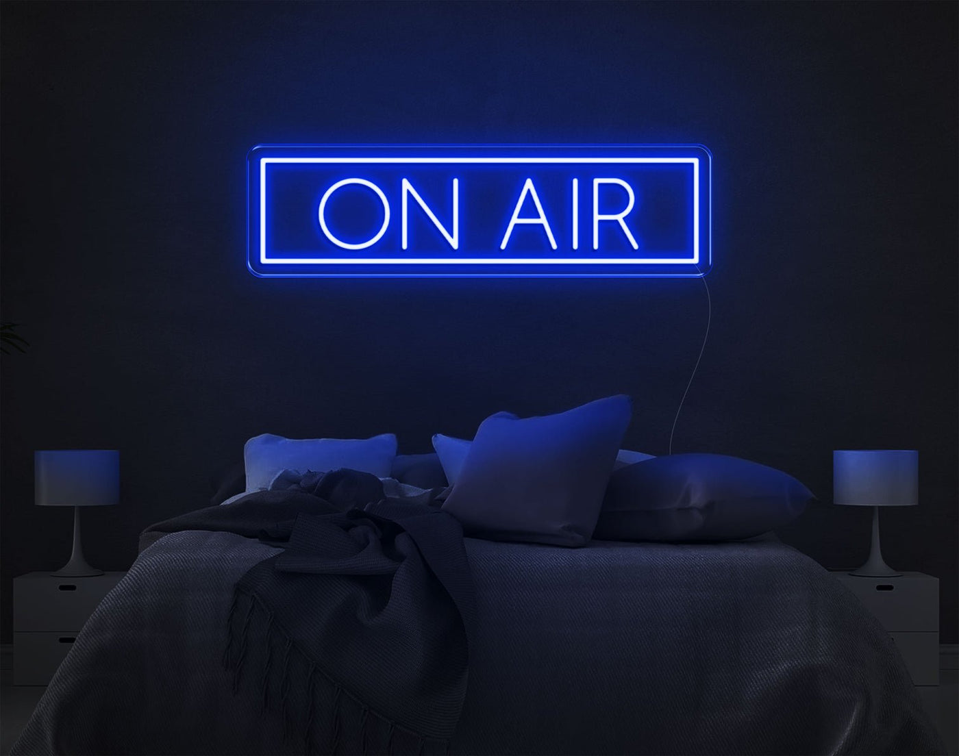 On Air LED Neon Sign - 8inch x 27inchBlue