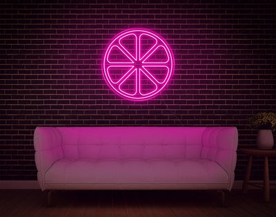 Orange LED Neon Sign - 24inch x 24inchHot Pink