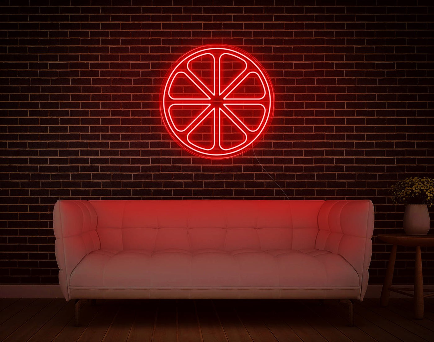 Led Sign Orange Orange LED Neon Sign – BeNeonUnicorn