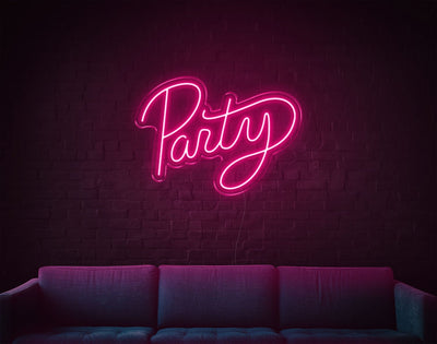 Party LED Neon Sign - 17inch x 24inchLight Pink