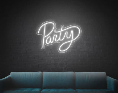 Party LED Neon Sign - 17inch x 24inchWhite
