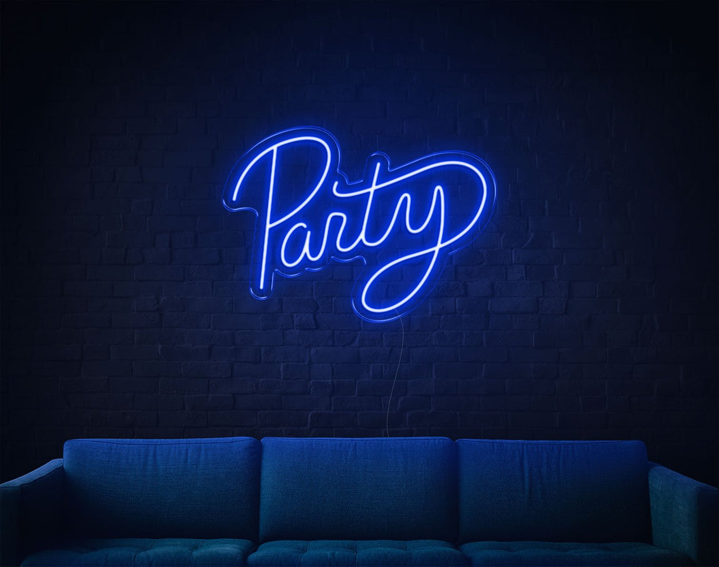 Party LED Neon Sign - 17inch x 24inchBlue