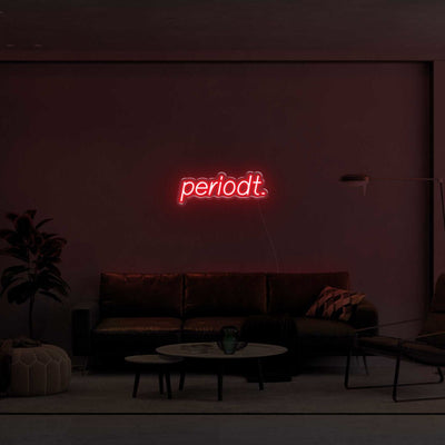 Periodt. LED Neon Sign - 16inch x 7inchRed