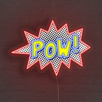 POW! and BAM! LED Neon Signs - POW!