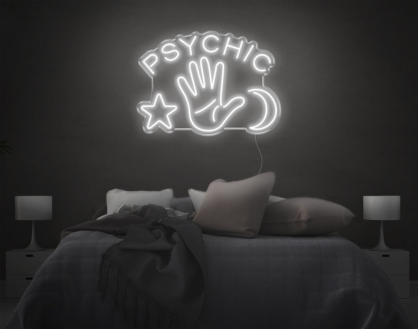 Psychic LED Neon Sign - 20inch x 28inchHot Pink