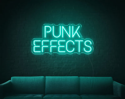 Punk Effects LED Neon Sign - 10inch x 20inchTurquoise