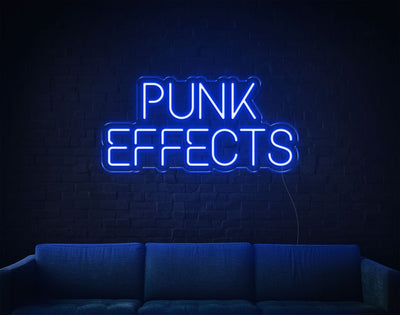 Punk Effects LED Neon Sign - 10inch x 20inchBlue