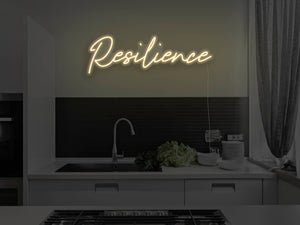 Resilience LED Neon Sign - Pink