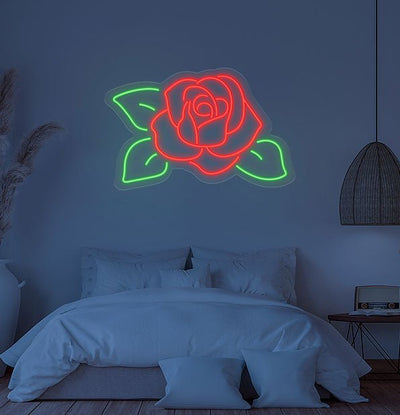 Rose LED Neon Sign - 20 inches