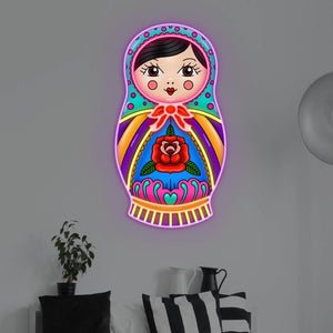 Russian Nested Doll LED Neon Sign -