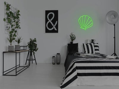 Seashell LED Neon Sign - Green