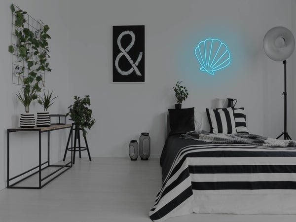 Seashell LED Neon Sign - Blue