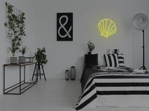 Seashell LED Neon Sign - Yellow