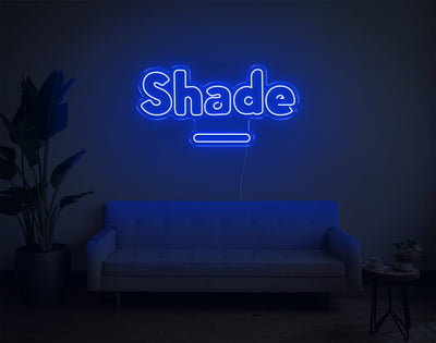 Shade LED Neon Sign - 15inch x 30inchBlue