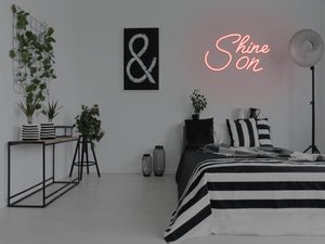 Shine On LED Neon Sign - Pink