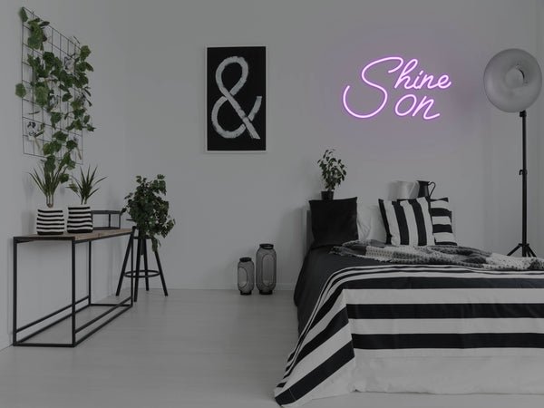 Shine On LED Neon Sign - Purple