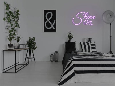 Shine On LED Neon Sign - Purple