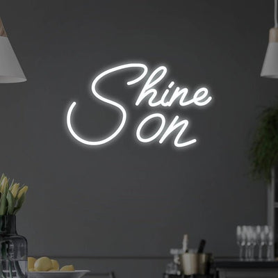 Shine On LED Neon Sign - White