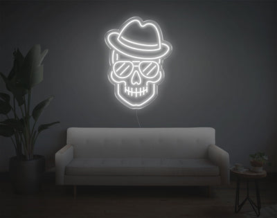 Skull LED Neon Sign - 24inch x 17inchHot Pink