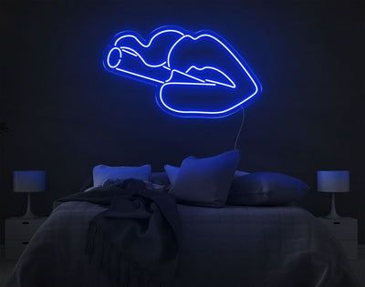 Smoke LED Neon Sign - 16inch x 28inchHot Pink