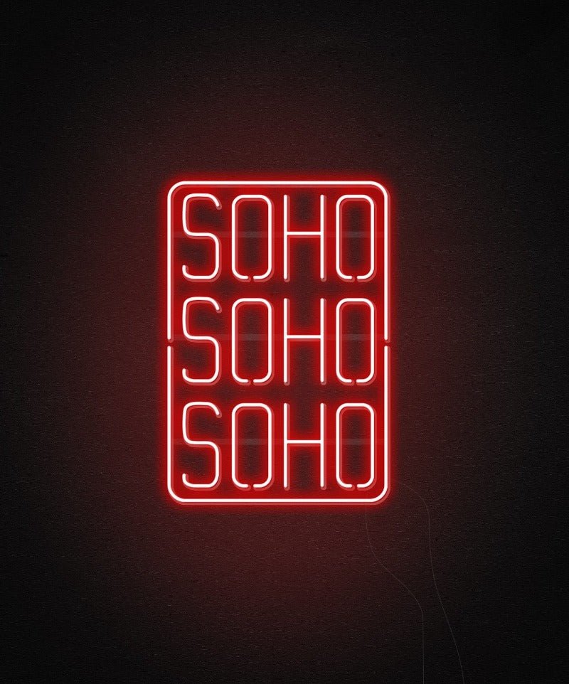 SOHO Neon Sign - White