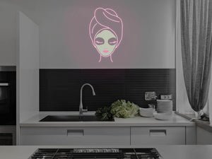 Spa Lady LED Neon Sign -