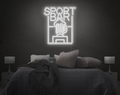 Sport Bar LED Neon Sign - 26inch x 22inchHot Pink