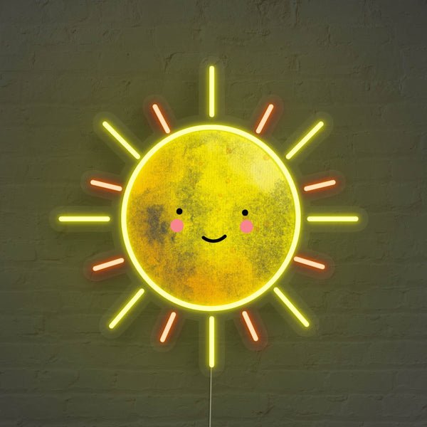 Sun and Moon LED Neon Signs - Sun