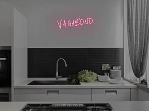 Vagabond LED Neon Sign - Pink