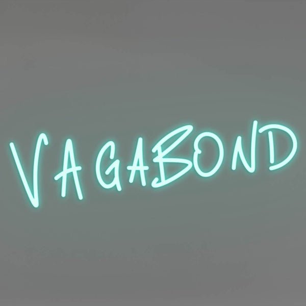 Vagabond LED Neon Sign - Aqua