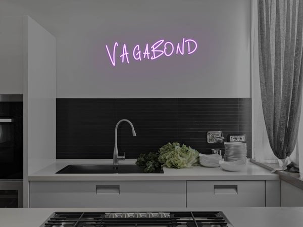 Vagabond LED Neon Sign - Purple