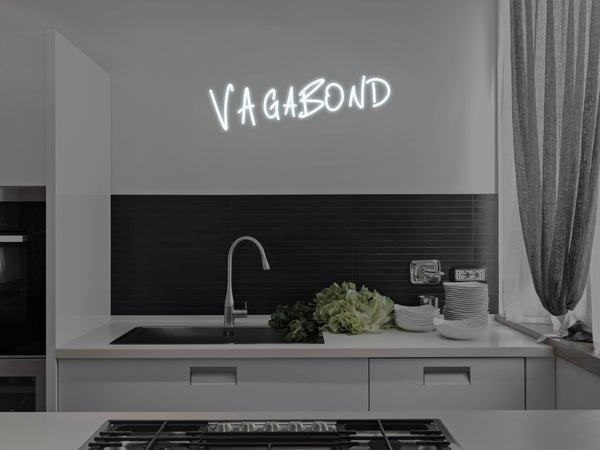 Vagabond LED Neon Sign - White