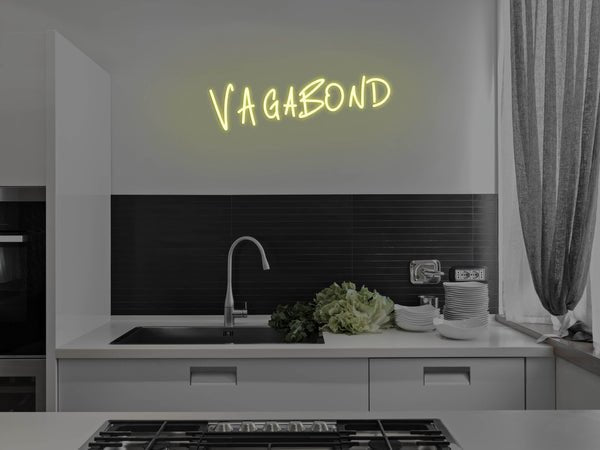 Vagabond LED Neon Sign - Yellow