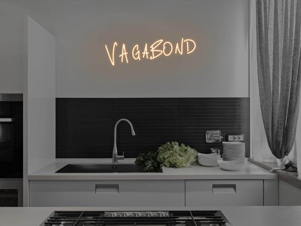 Vagabond LED Neon Sign - Orange