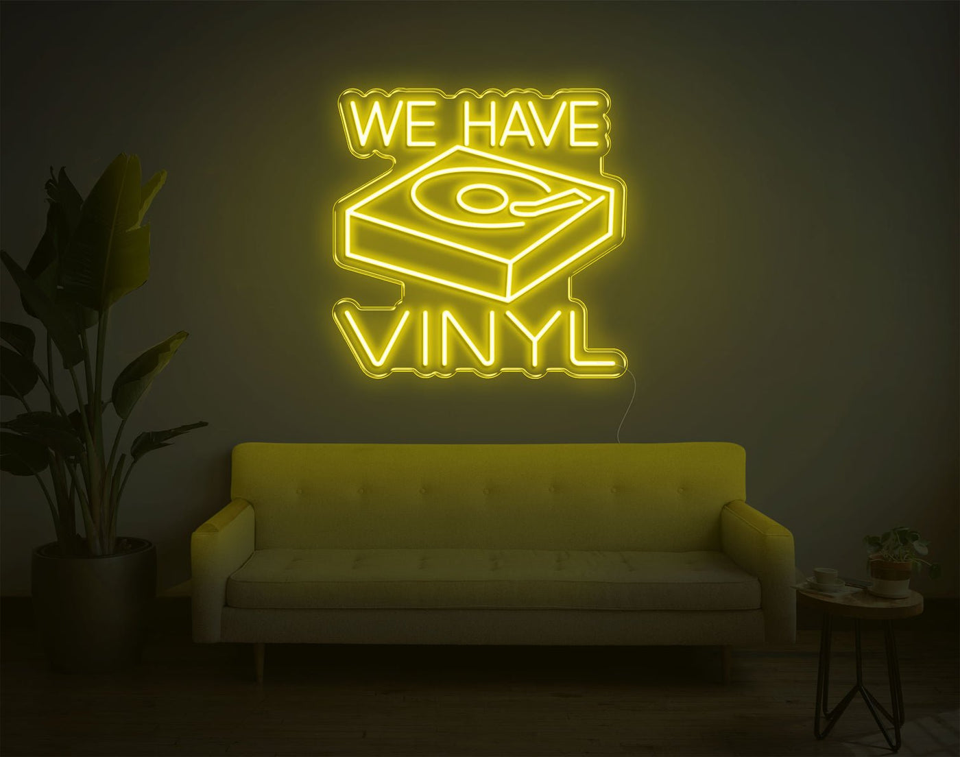 We Have Vinyl LED Neon Sign - 20inch x 20inchHot Pink