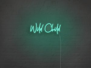 Wild Child LED Neon Sign - Pink