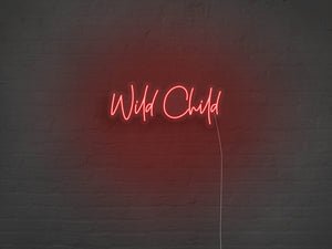 Wild Child LED Neon Sign - Pink